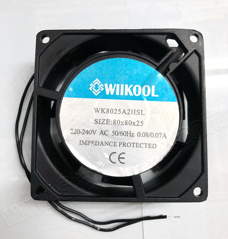 พัดลมระบายความร้อน AC cooling fan (WIIKOOL) WK120.., WK150.., WK180.., WK200.., WK17250.., WK17251.., WK120.., WK9225.., WK8025.., 145FZY2-B