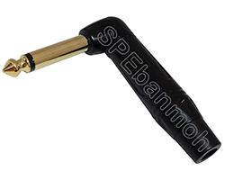MIC-256R ปลั๊กไมค์โมโน งอ (Mono Phone)