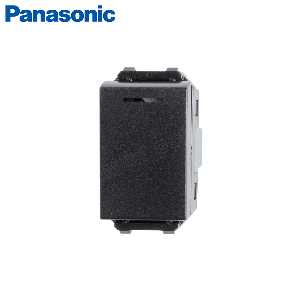 WEGN5141B INITIO PANASONIC สวิตซ์โกลว์ทางเดียว (เปิดมีไฟ) (2สาย) <ขนาดมาตราฐาน> Glow Switch "B"Single Pole(2Wire) 6AX 250v∼