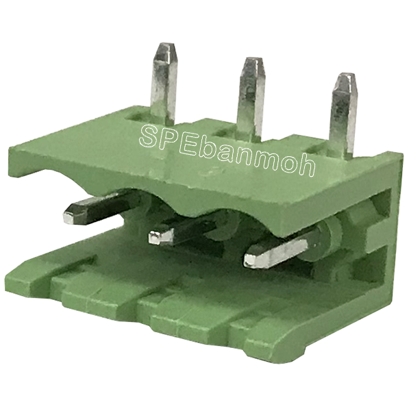 [ 10ชิ้น ] GTB-PCBR-3P-เทอร์มินอลเขียว ผู้ ลงปริ้น 3ขา