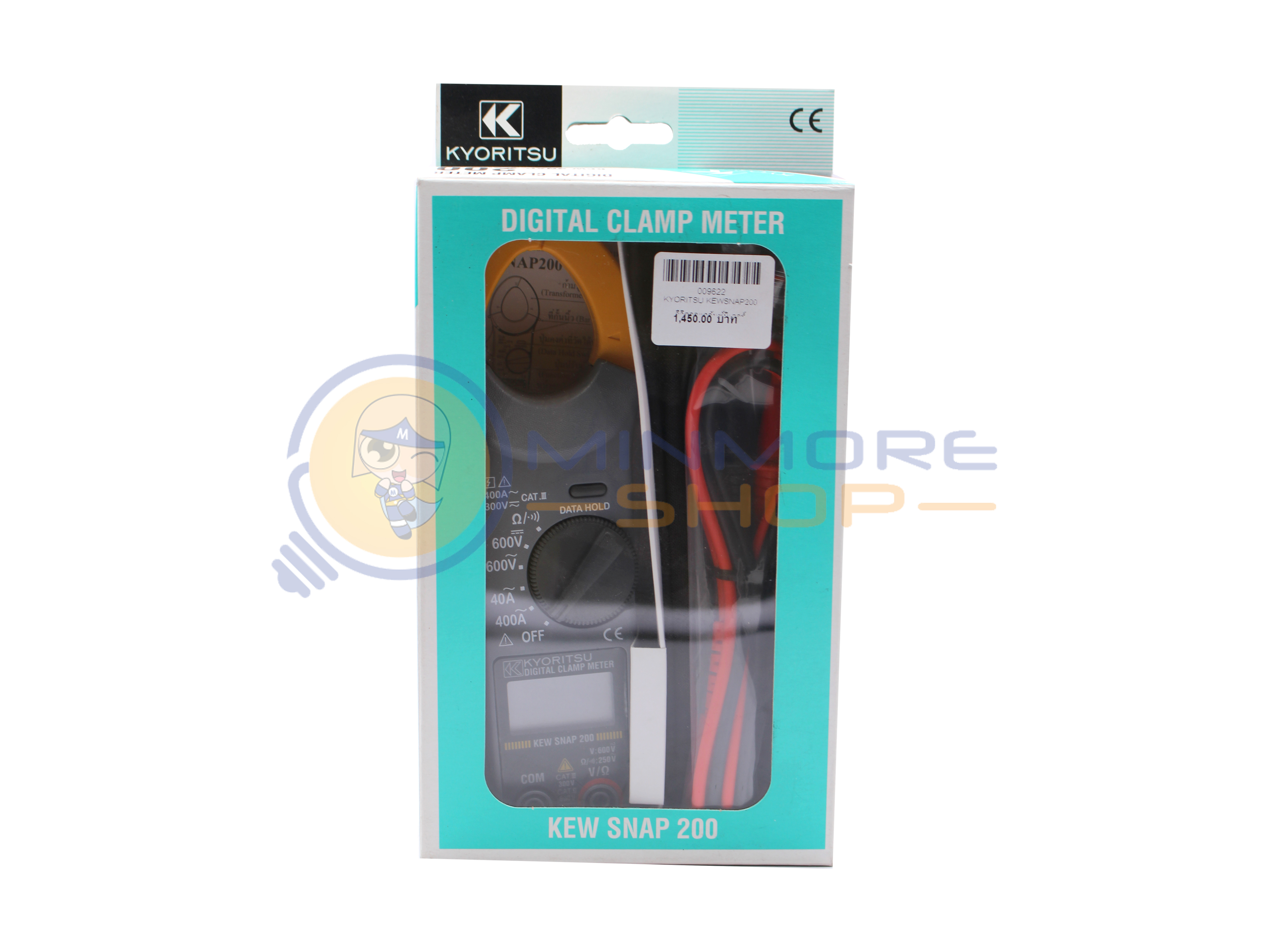 แคลมป์มิเตอร์แบบดิจิตอล รุ่น KEW SNAP 200 ยี่ห้อ Kyoritsu