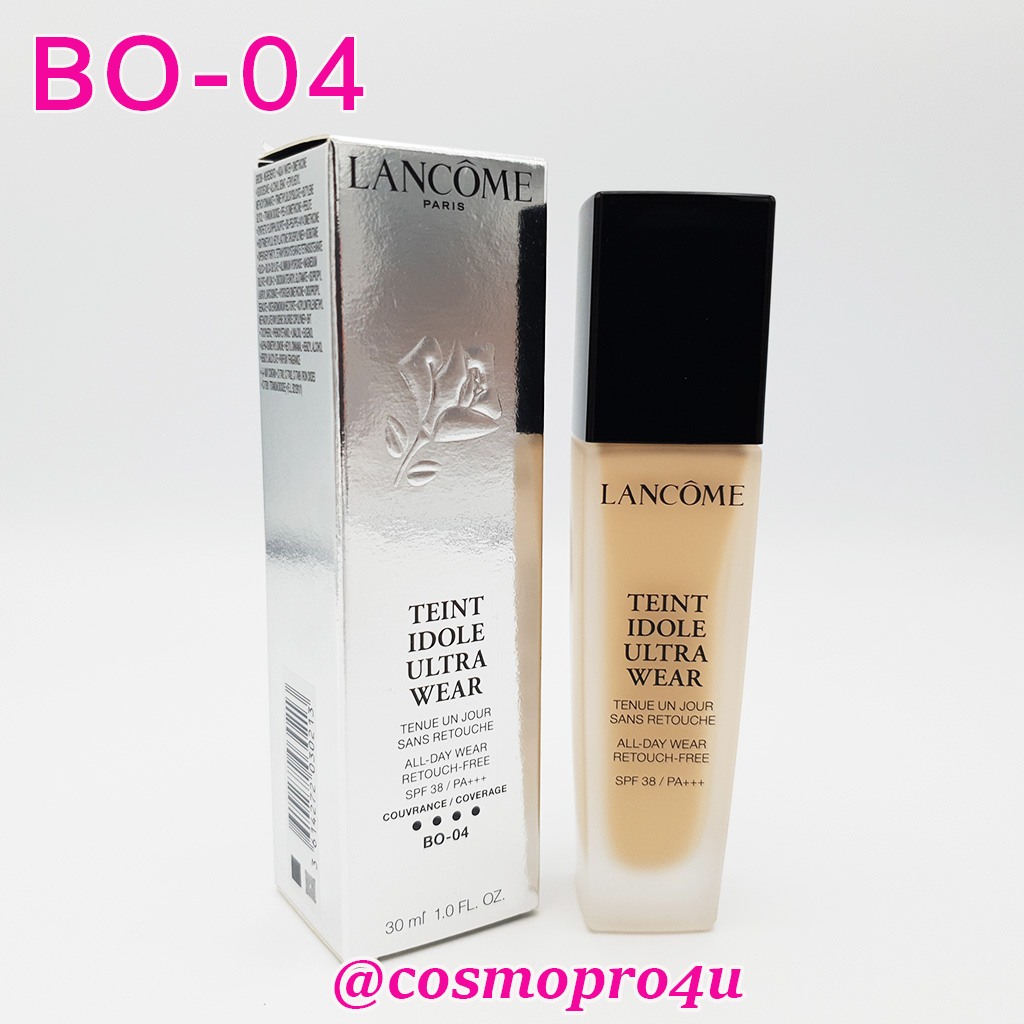 รองพื้นคุมมัน LANCOME Teint Idole Ultra Wear 30ml กล่องเงิน เคาน์เตอร์ ลังโคม แต๊งท์อิโดว์