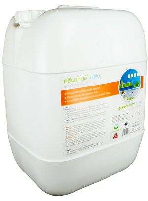 น้ำยาลอกแวกซ์ กรีนมายด์ สตริป 20 ลิตร ใช้ล้างลอกเคลือบเงาพื้น หรือแวกซ์ ใช้ขจัดคราบน้ำมันและสิ่งสกปรกต่าง ๆ GREENMIND STRIP Floor stripper 20 L.