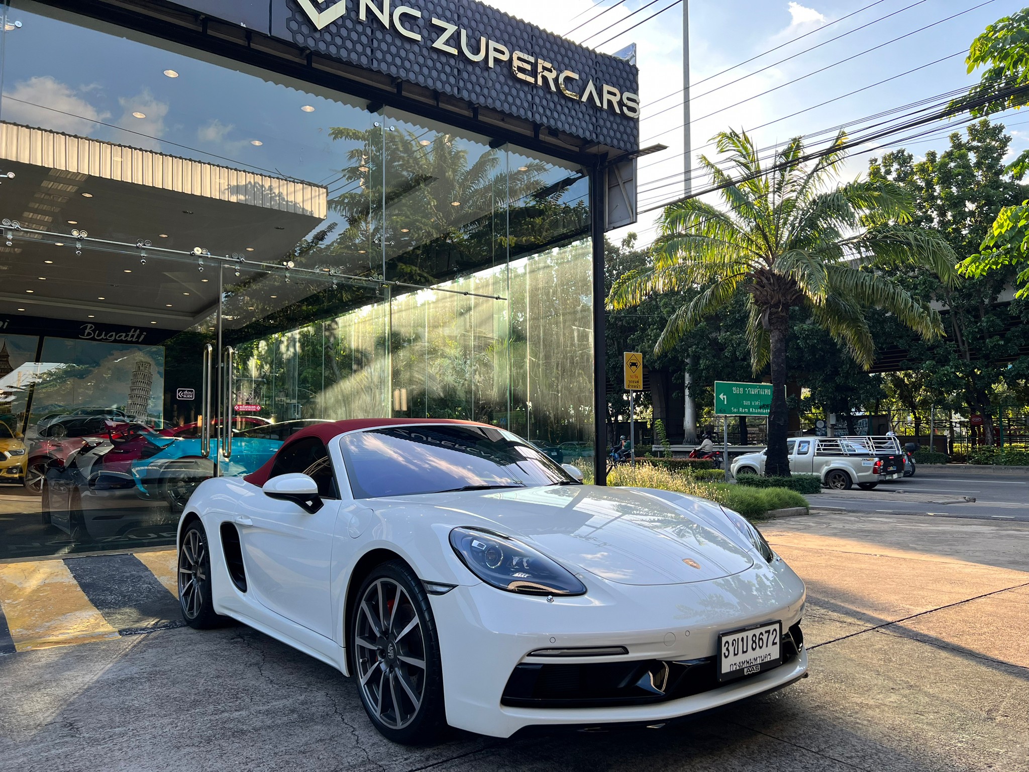 รถสปอร์ต Porche Boxster