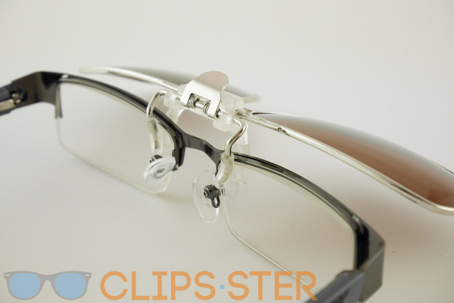 คลิปออนกันแดด Clipsster รุ่น Trapster เลนส์น้ำตาล