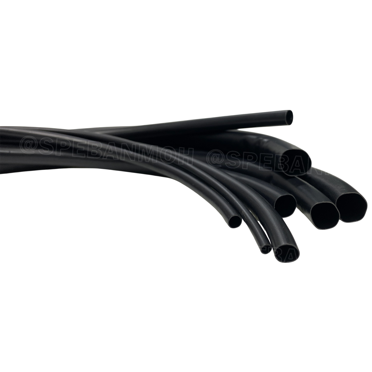 [ 1ม้วน/100เมตร ] ท่อยางร้อยสายไฟ สีดำ Black PVC TUBE 80องศา แบบหนา ท่อยางเรียบหุ้มสายไฟ ท่อเก็บสายไฟ ปลอกร้อยสายไฟ ท่อหุ้มสายไฟ รถยนต์ รถมอเตอร์ไซค์ ปลอกยางดำ ยางหุ้มสายไฟ ท่อหุ้มสายไฟรถยนต์ ท่ออ่อนร้อยสายไฟ ท่อเงาดำร้อยสายไฟ ปลอกกันน้ำ PVC RUBBER