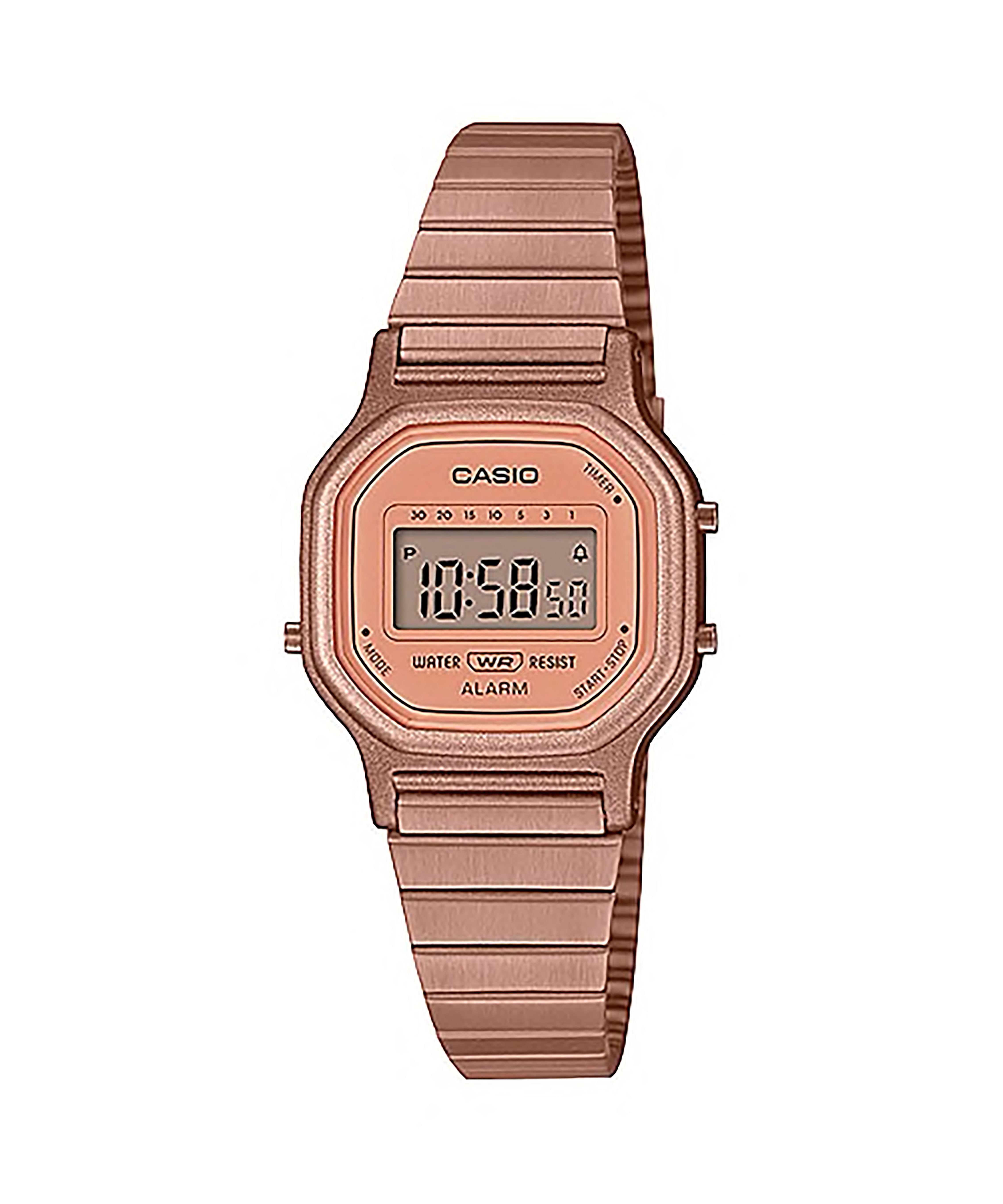 CASIO Standard รุ่น LA-11WR-5ADF สี PINK GOLD สินค้าของเเท้ รับประกันศูนย์ CMG 1 ปี NEW MODEL 2021 casio pink gold digital