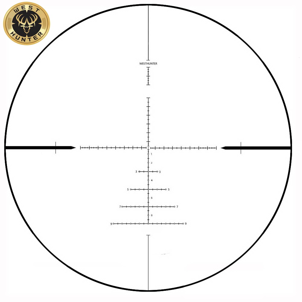 กล้อง WEST WT-F 3-12X44 FFP scope เส้นเล็งขยายตามซูม สินค้าแท้ รับประกัน 1 ปี