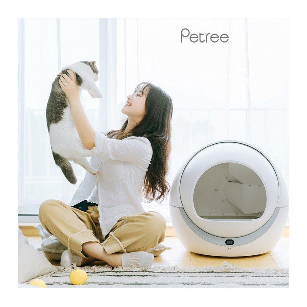ห้องน้ำแมวอัตโนมัติ Petree Automatic Cat Toilet Litter Box 2.0 (PTLB1001WG)