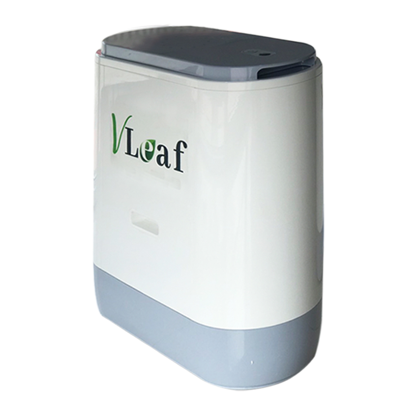 เครื่องกำจัดเศษอาหารให้เป็นปุ๋ย Vleaf รุ่นรับน้ำหนัก 1-2 กก. ถังกำจัดเศษอาหาร เครื่องกําจัดขยะเศษอาหาร เครื่องปั่นเศษอาหาร เครื่องกําจัดเศษอาหารเป็นปุ๋ย ถังหมักเศษอาหาร 1-2 Kg Vleaf Composter Food Waste Composter