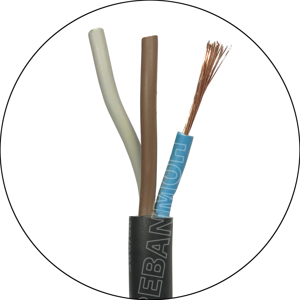 [ 1 ชิ้น ] PC-6061 สายหล่อหัว 3x1.5sq.mm. หล่อปลั๊กไฟ 3ขา VCT ขนาด 3x1.5 VCT ปลั๊กไฟสำเร็จหล่อหัว ปลั๊กตัวผู้พร้อมสายไฟปลายเปลือย ต่อปลั๊กไฟ Vct สำเร็จรูป มาตรฐาน มอก. สายต่อปลั๊กพ่วง ขากลม สายสำเร็จ