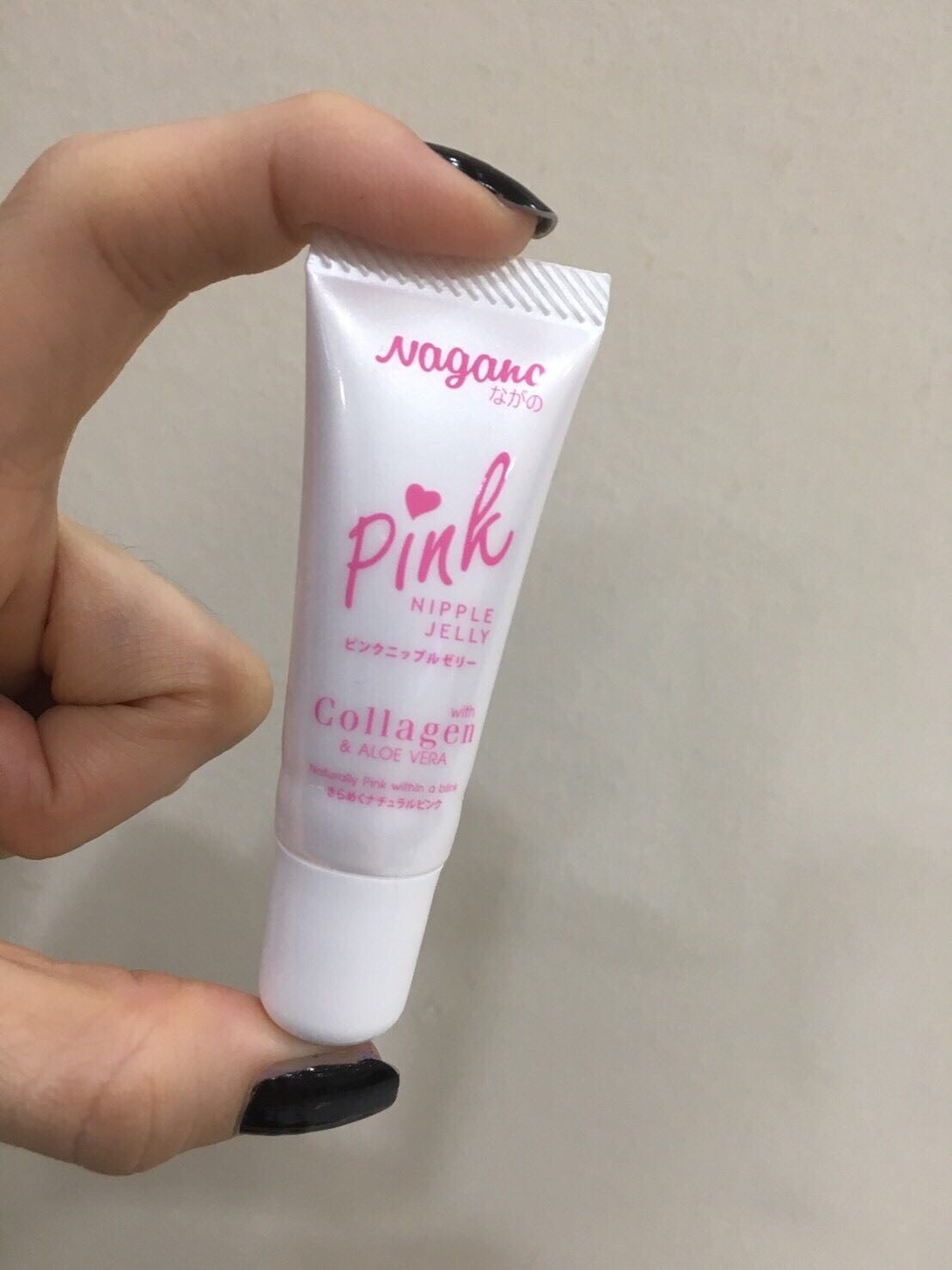 Pink Nipple Jelly with collagen and aloe vera 10ml NAGANO นากาโนะ พิงค์นิปเปิ้ลเจลลี่ บำรุงให้ผิวชมพู ทาปากและหัวนม