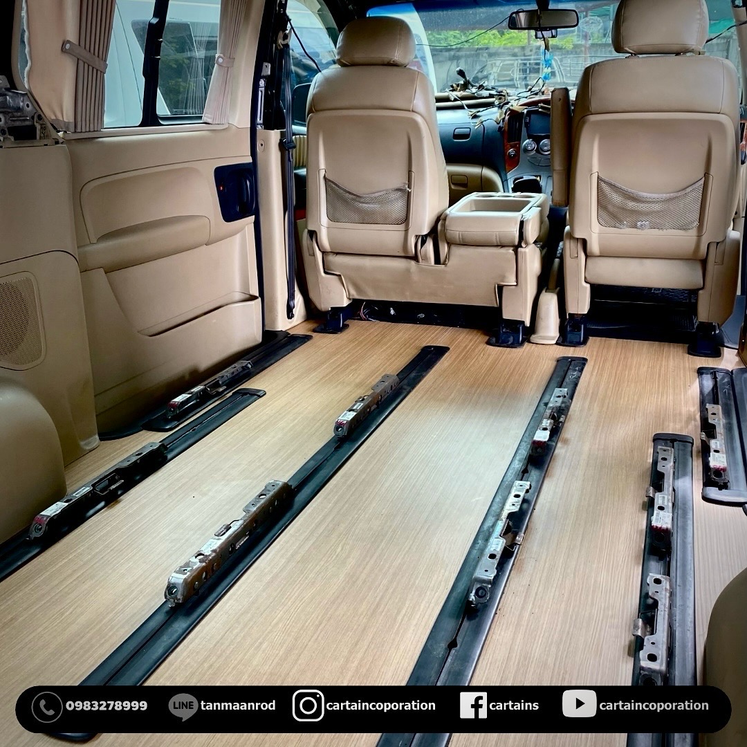 ปูพื้นลามิเนตลายไม้โอ๊ค Hyundai h1