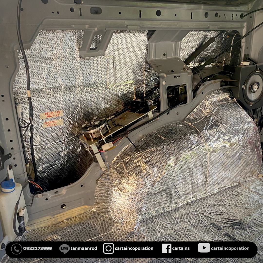 แดมป์ทั้งคัน Hyundai h1 พื้น ทั้งคัน หลังคา ด้านข้าง กาบบันได ประตู5บาน 2ชั้น