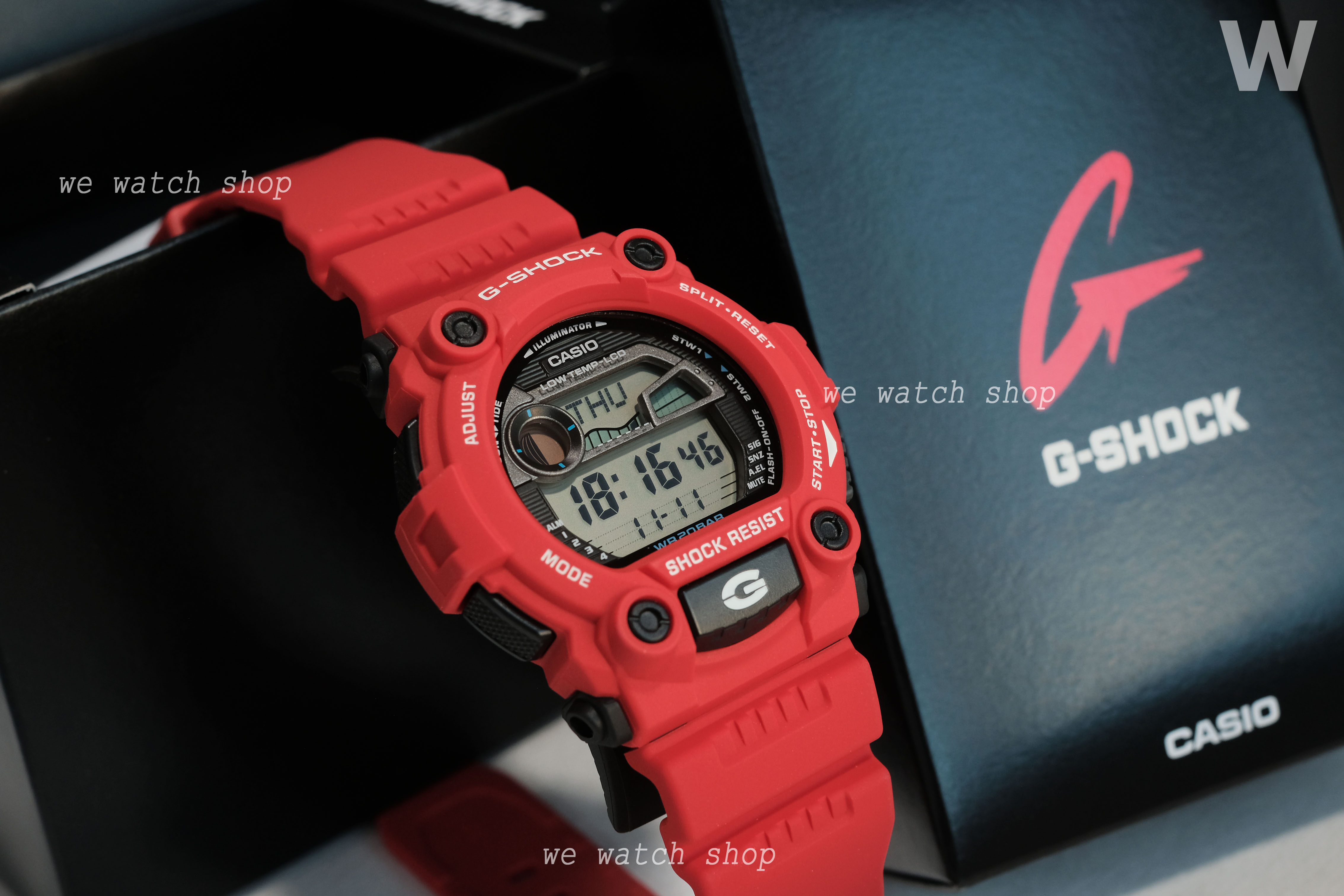 CASIO G-SHOCK รุ่น G-7900A-4DR สีเเดง สินค้าของเเท้ รับประกันศูนย์ CMG