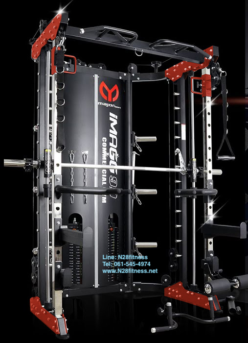 สมิทแมชชีน Smith Machine Imagg97 + ม้านั่งms-825 + แผ่นน้ำหนัก 50 kg