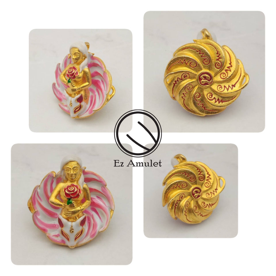 จี้จิ้งจอกเก้าหาง ครูบาแบ่ง