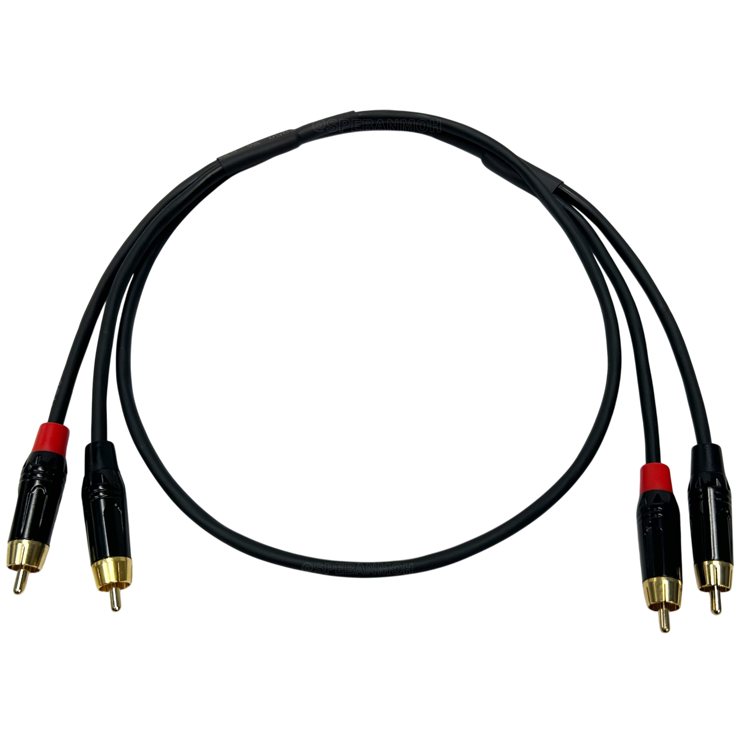[ 1 เส้น ] สายสัญญาณ APH เอพีเอช Audio Cable Assembly 2 ออก 2 สายเครื่องเสียงรถยนต์ ทองแดงแท้ สายอาร์ซีเอ RCA Cable สายสัญญาณเสียง CABLE ASSEMBLY แจ็คดอกบัว ทองแดงแท้ สายเครื่องเสียง มิกเซอร์ ไมค์โครโฟน ห้องอัด สตูดิโอ