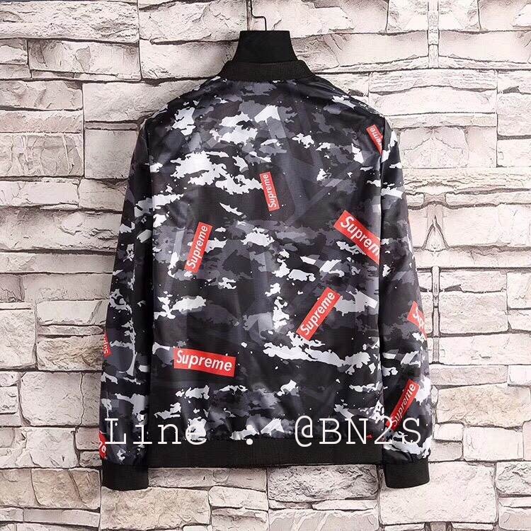 Supreme Jacket ลานพรางทหาร M L XL 2XL
