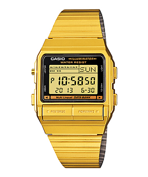 Casio นาฬิกาข้อมือ Classic รุ่น DB-380G-1DF สีทอง สินค้าของเเท้ รับประกันศูนย์ CMG