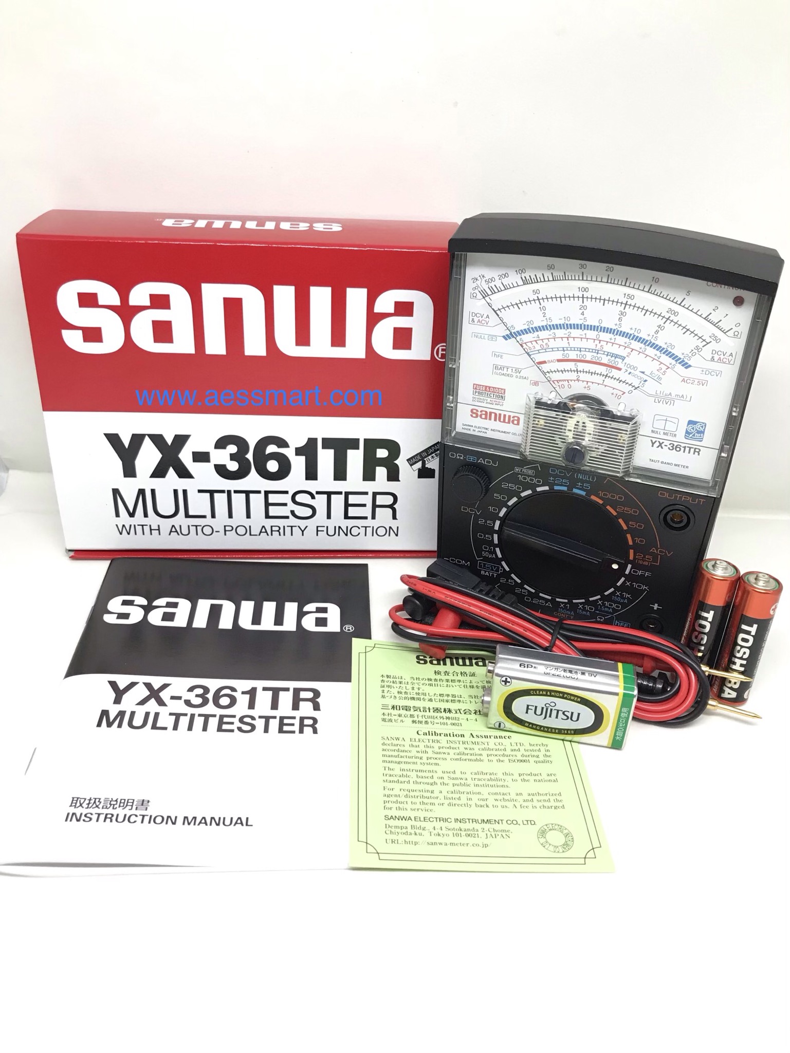 YX-361TR : มัลติมิเตอร์เข็ม SANWA รุ่น YX361TR