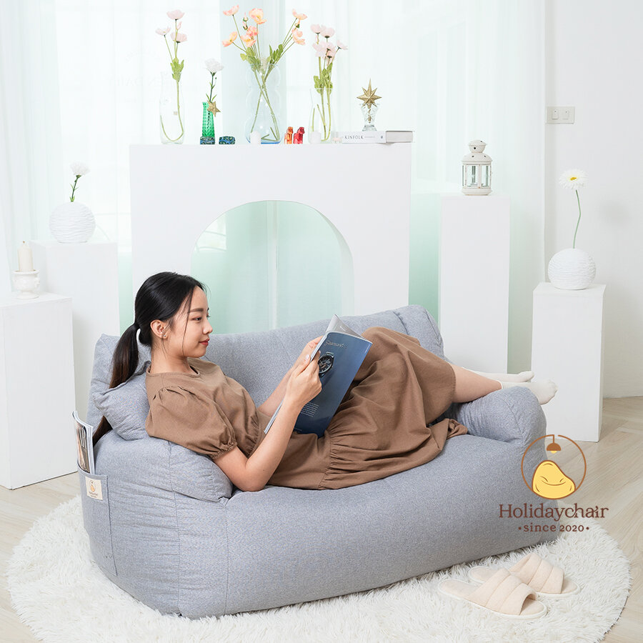 โซฟาบีนแบค เบาะเม็ดโฟม bean bag โซฟาเม็ดโฟม โซฟานั่งเล่น โซฟาญี่ปุ่น โซฟาเบด โซฟาหนัง โซฟาผ้า โซฟามินิมอล บีนแบ็ก โซฟานอกบ้าน เบาะนั่งเม็ดโฟม เก้าอี้เม็ดโฟม บีนแบค รุ่น HCS-015