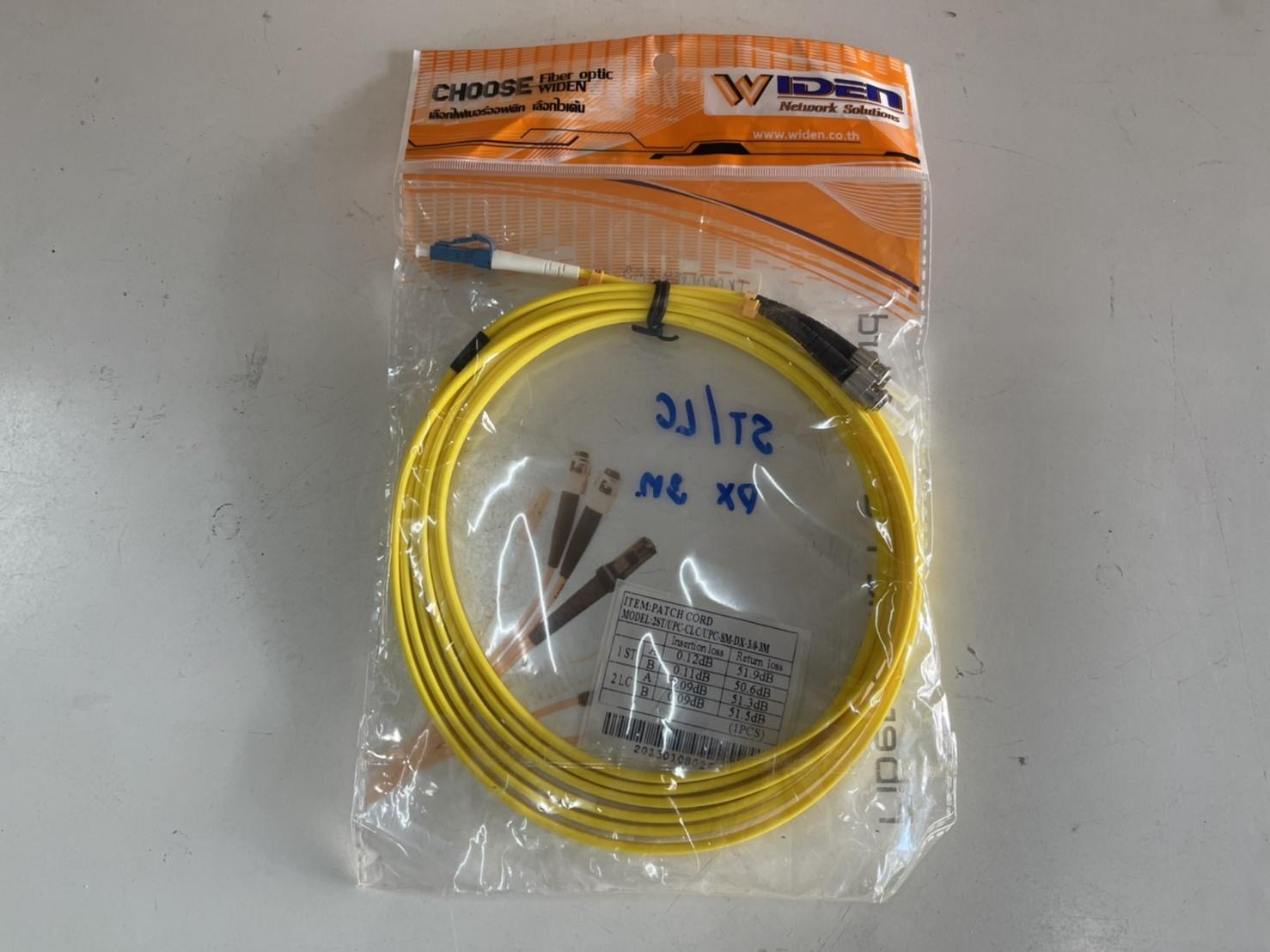 Widen Patch Cord 2ST/UPC-CLC/UPC-SM-DX-3.0-3 M.