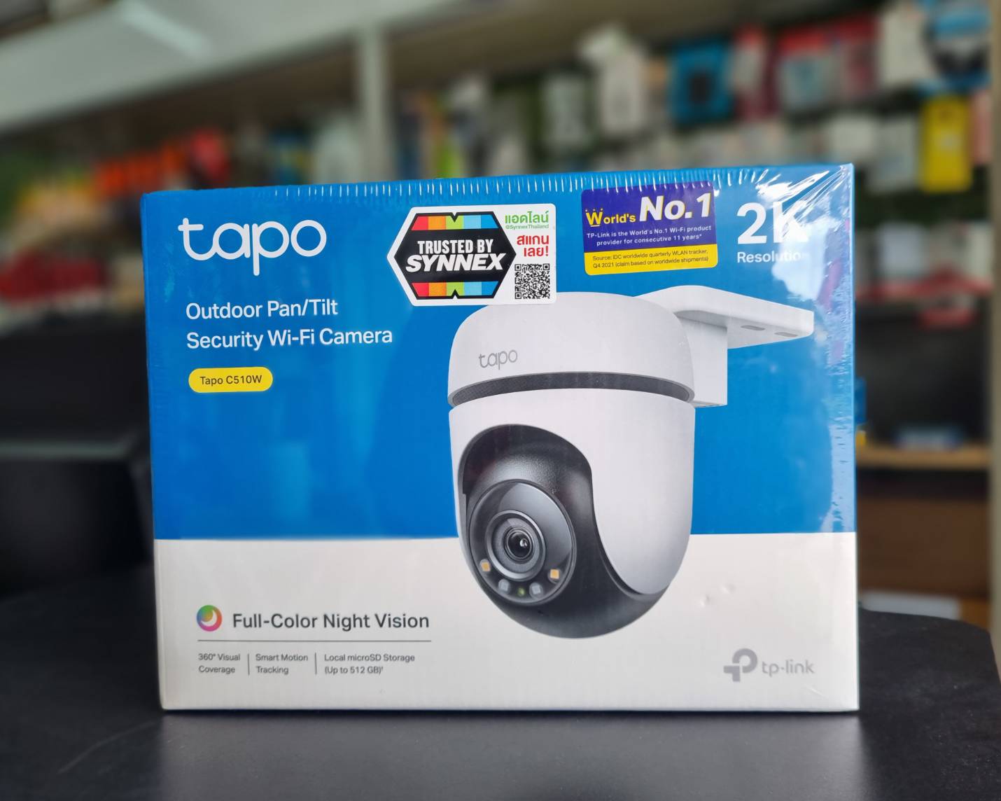 กล้องวงจรปิดไร้สาย TP-LINK Tapo C510W Outdoor Pan/Tilt Security Wi-Fi Camera รับประกันศูนย์