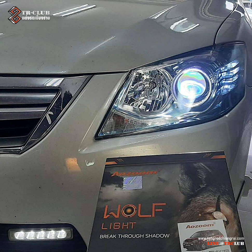 ไฟหน้าโปรเจคเตอร์ LED รุ่น WOLF LIGHT ( BI BEAM LED ) AOZOOM
