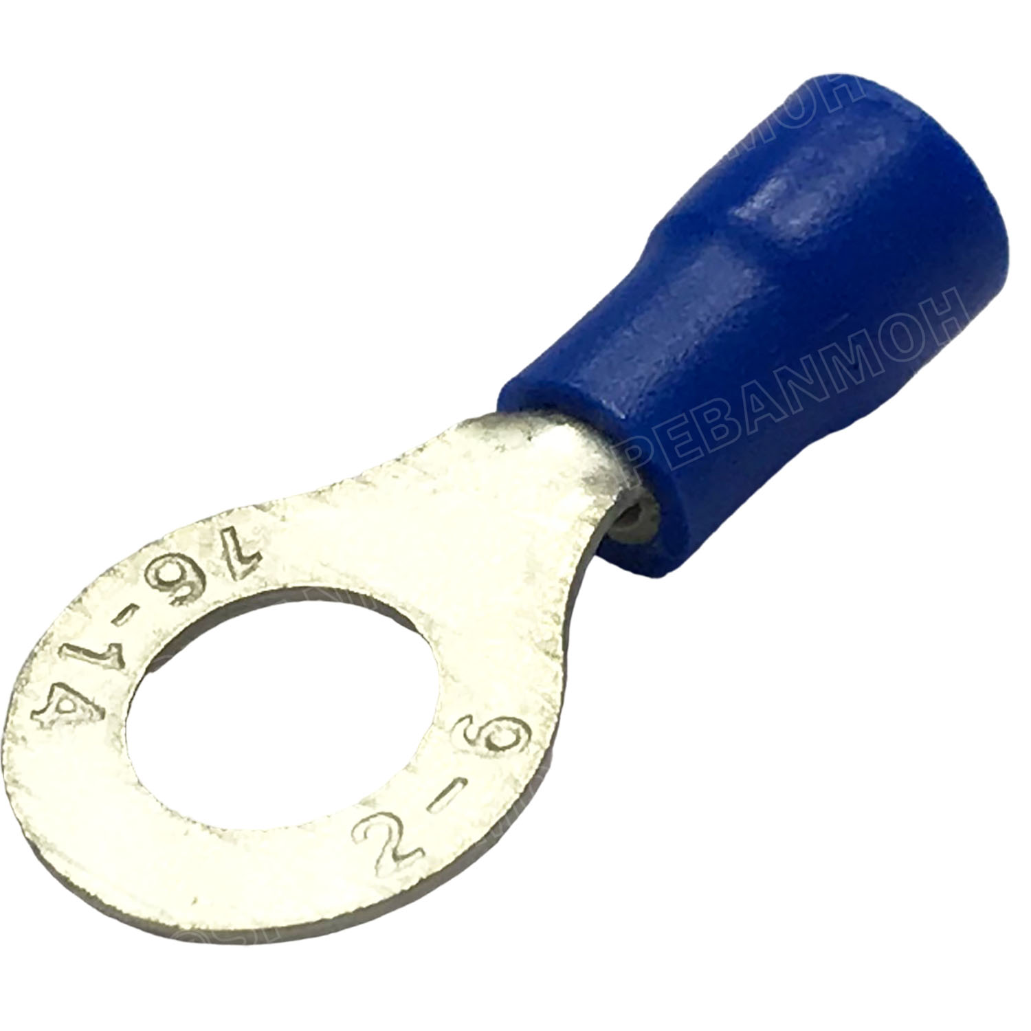 [ 100 ตัว/ถุง ] RV2-6 สำหรับสาย 1.5-2.5 sq.mm 16-14AWG หางปลากลม หางปลาหุ้มฉนวน เทอร์มินอล หางปลาย้ำสายไฟ หางปลา หางปลากลมหุ้ม หางปลาแฉก Terminal Crimping หางปลา กลมหุ้ม หางปลาต่อสาย ขั้วต่อสายไฟ หางปลาวง หางปลา RV Spade Terminal หางปลากลมหุ้มฉนวน