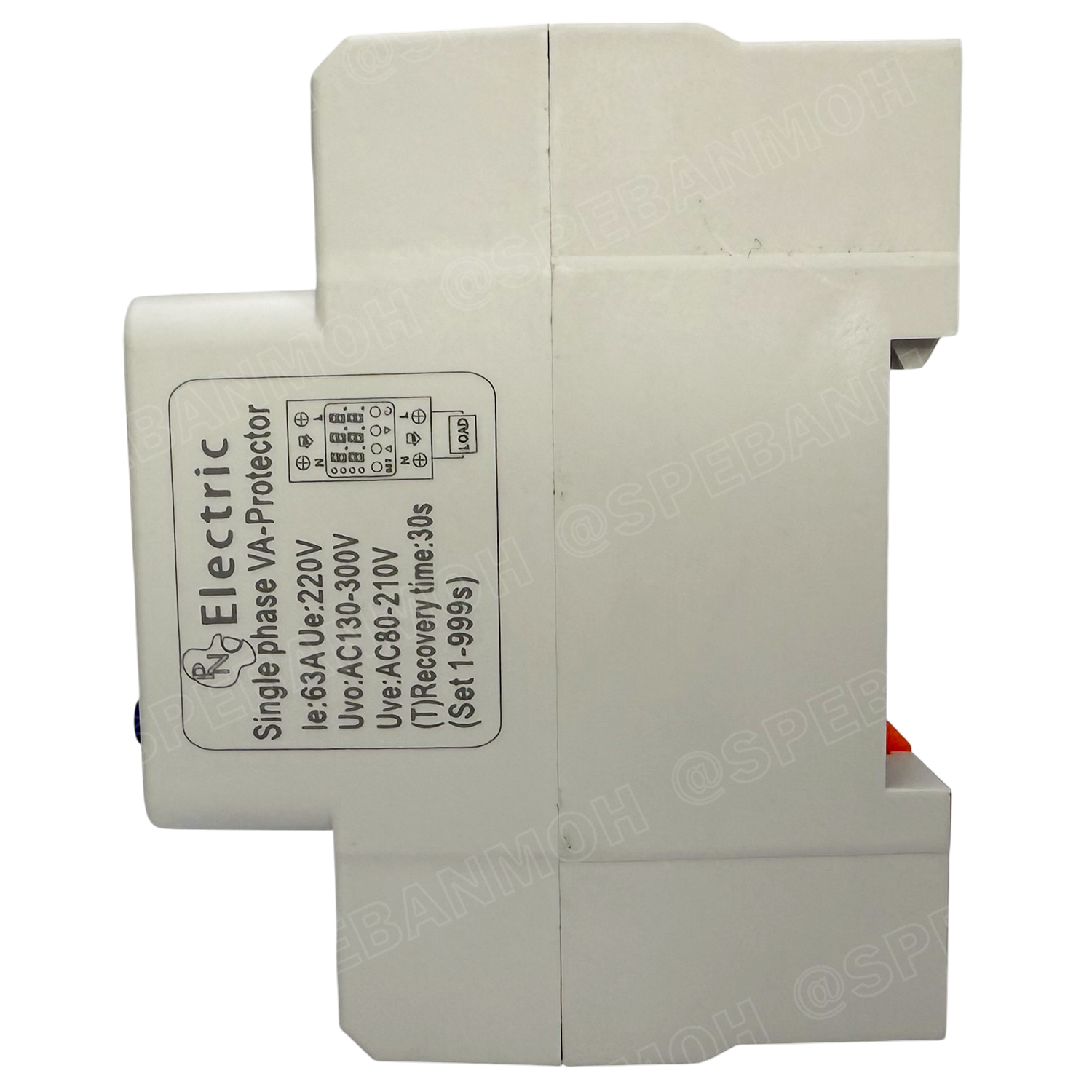 [ 1 ชิ้น ] NP8-VA อุปกรณ์ป้องกันแรงดันตก แรงดันเกิน กระแสเกิน Adjustable Voltage And Current Protectorโอเวอร์โหลด ป้องกันแรงดันเกิน Intelligent Over Under Voltage Protector Over Current Load Protector เฟสโพรเทคชั่น VA Protector