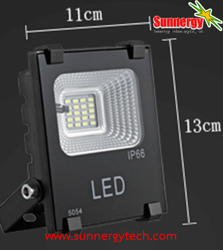 LED Solar flood light ขนาด 10W รุ่น STCLF-TYGS10W