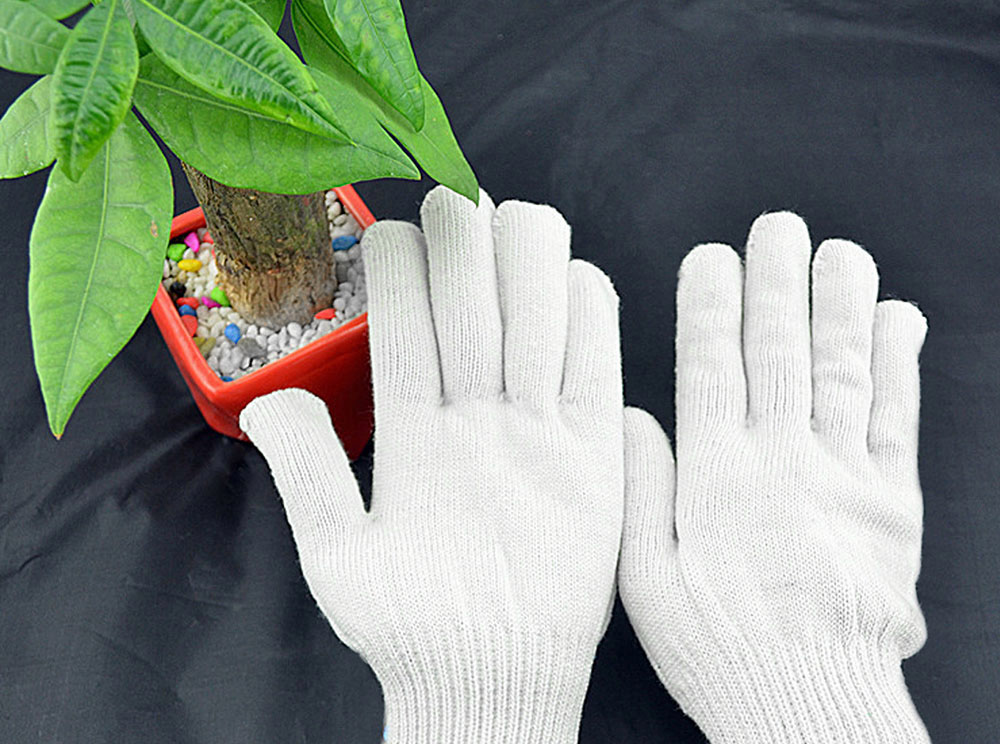 ถุงมือผ้าฝ้ายขนาดฟรีไซด์