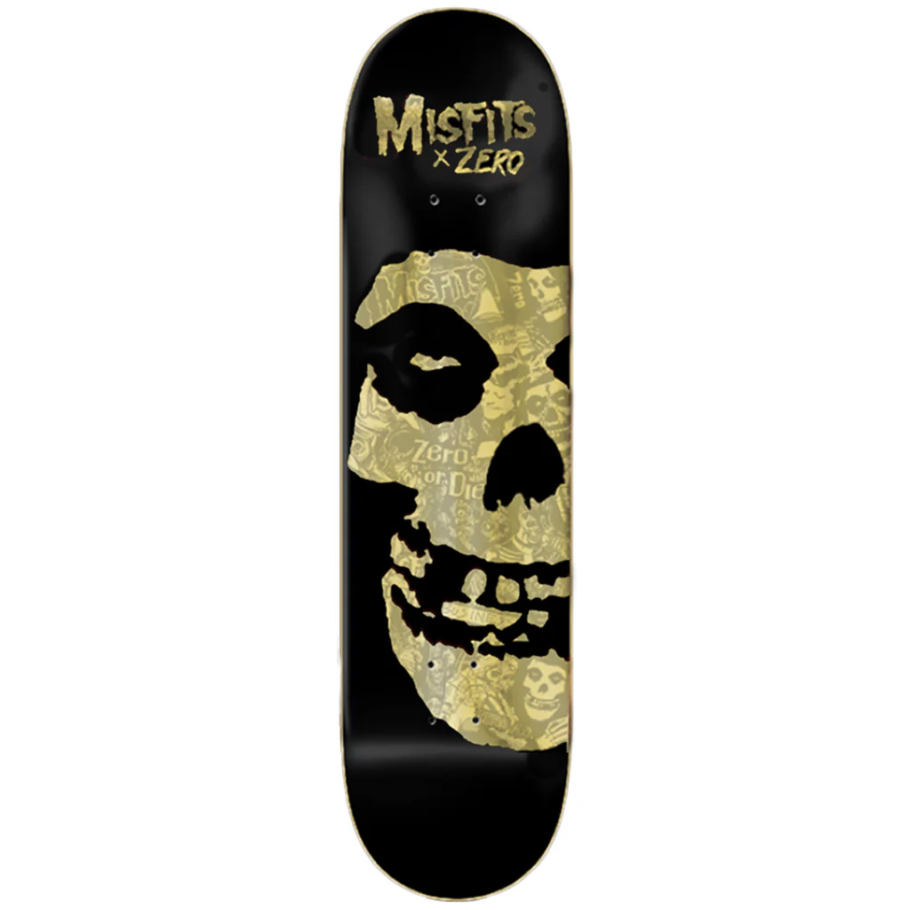 ZERO MISFITS FIEND SKULL COLLAGE GOLD FOIL 8.25"
