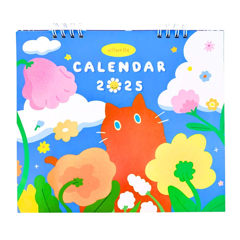 ปฏิทินตั้งโต๊ะ calendar ปี พ.ศ. 2568 / ค.ศ. 2025 Allwrite รุ่น AW292 ขนาด 7 x 8 นิ้ว