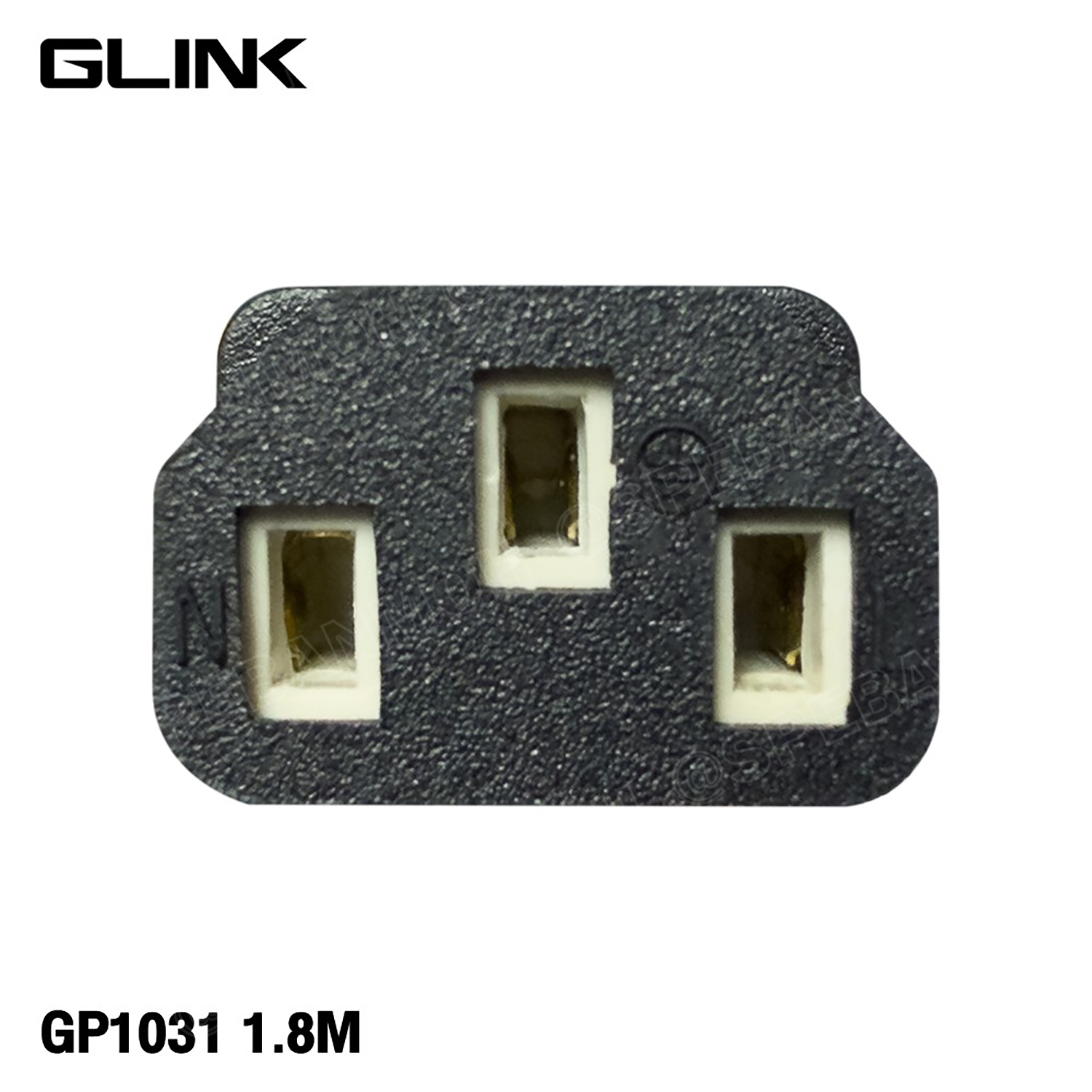 [ 1 เส้น ] GP1031 สายไฟ AC 3ขากลม ขากลม Glink มาตรฐาน มอก. 3C x 0.75 sq.mm 10A 250V สายไฟ AC 3ขา กลม Glink 10แอมป์ TIS GP-1031 IEC 60320 C13 สายหล่อหัว พาวเวอร์คอร์ด เอซีคอม 3ขา กลม ต่อคอมพิวเตอร์ AC Power Cord สายคอมพิวเตอร์ สายพาวเวอร์คอร์ด POWER CORD