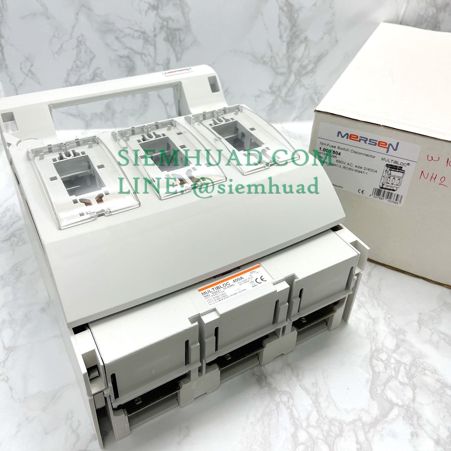 ฟิวส์สวิทช์ Multibloc switch 690VAC 80kA , NH-fuse switch disconnector for NH-fuse link (Ferraz Shawmut, MERSEN)