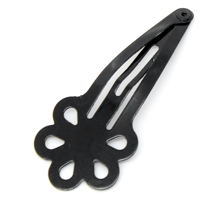 กิ๊บติดผม โลหะสีดำ ขนาด 44x19 มม. แพ็ค 50 ชิ้น