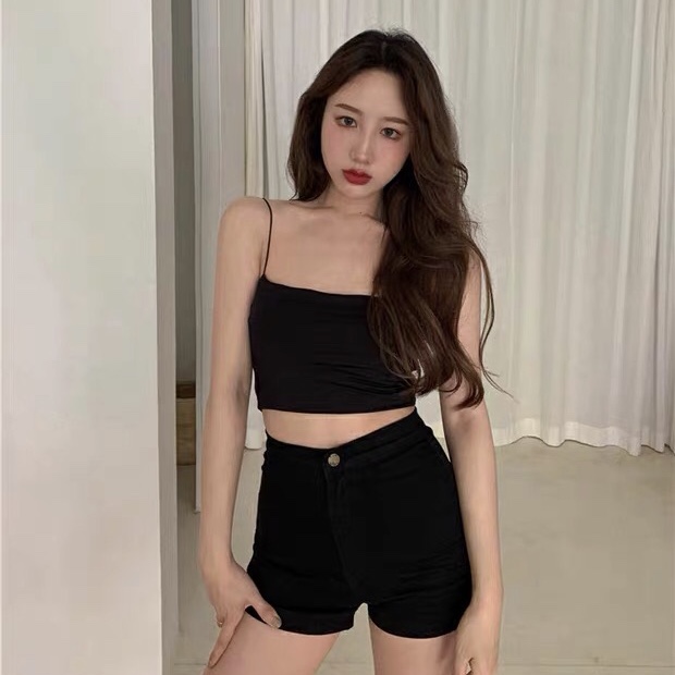 เสื้อสายเดี่ยวเรย่อน มินิ