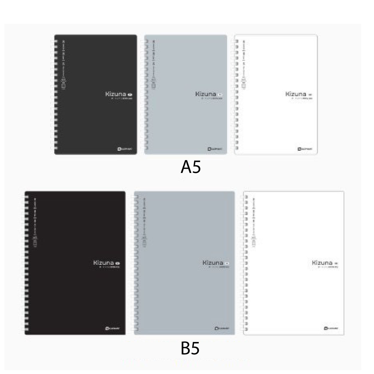 ตราช้าง สมุดโน้ต สมุดจดบันทึก สมุดสันห่วงนิ่ม Kizuna Mellow ring ปกพลาสติก PP มีเส้น ขนาด A5 / B5