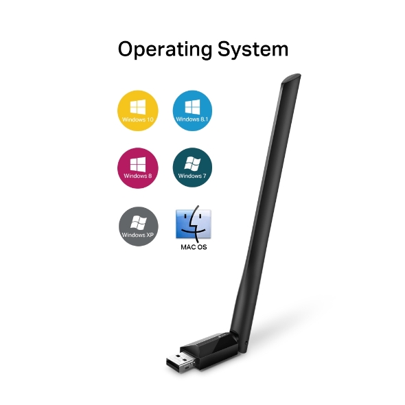 TP-LINK Archer 𝗧𝟮𝗨 𝗣𝗹𝘂𝘀 Wi-Fi AC600 Dual Band High Power อุปกรณ์รับสัญญาณไวไฟ รับประกันศูนย์ไทย