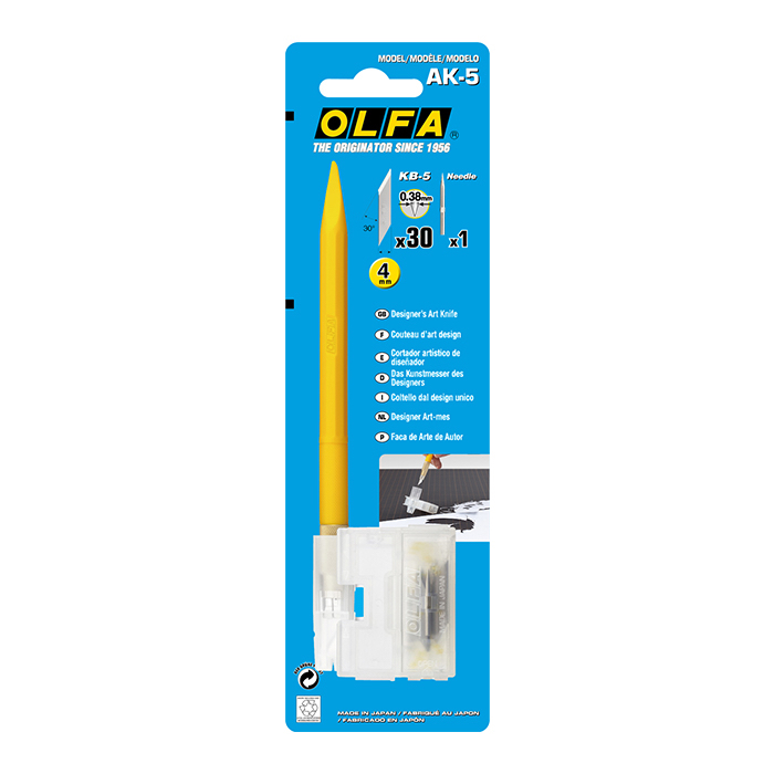 คัตเตอร์ พร้อมใบมีด คัตเตอร์ทรงปากกา Olfa รุ่น AK-1 / AK-5