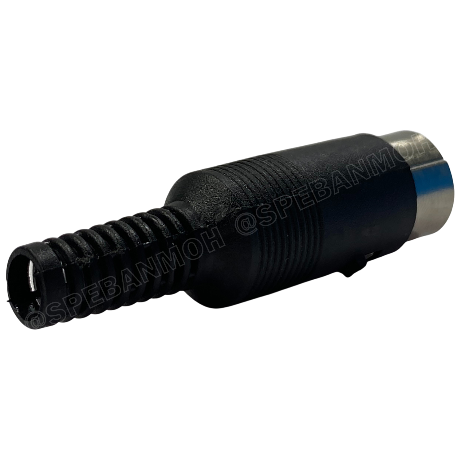 [ 1 ชิ้น ] DIN-PW-8P ปลั๊ก DIN ผู้ต่อสาย 8ขา แจ็คตัวผู้ สีดำ DIN connector 8Pin ซ็อกเก็ต ปลั๊กแจ็คเชื่อมต่อ ปลั๊กดิน Din Plug 8Pin แจ็คเยอรมัน ปลั๊กไมค์ประชุม MIDI Power Source Plug Audio AV Connector อะแดปเตอร์