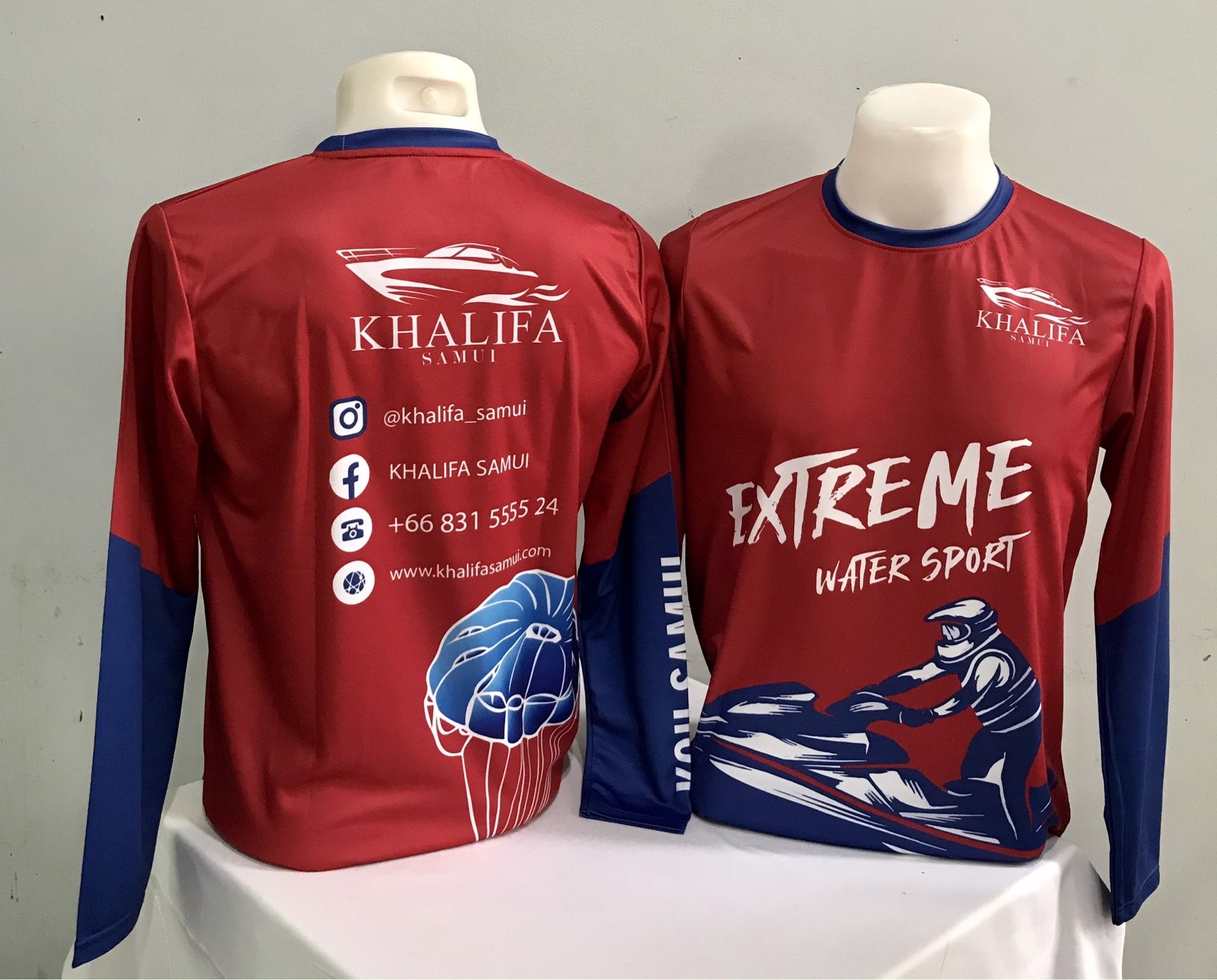 รับผลิต เสื้อพิมพ์ลาย แขนยาว