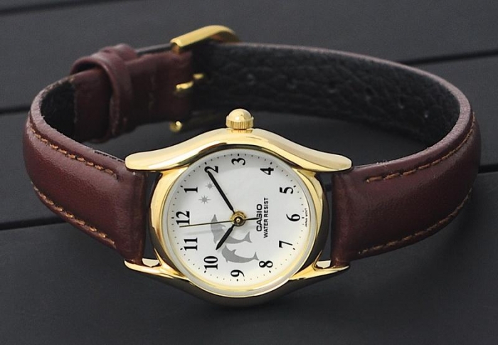 CASIO Standard รุ่น LTP-1094Q-7B9RDF สีน้ำตาล สินค้าของเเท้