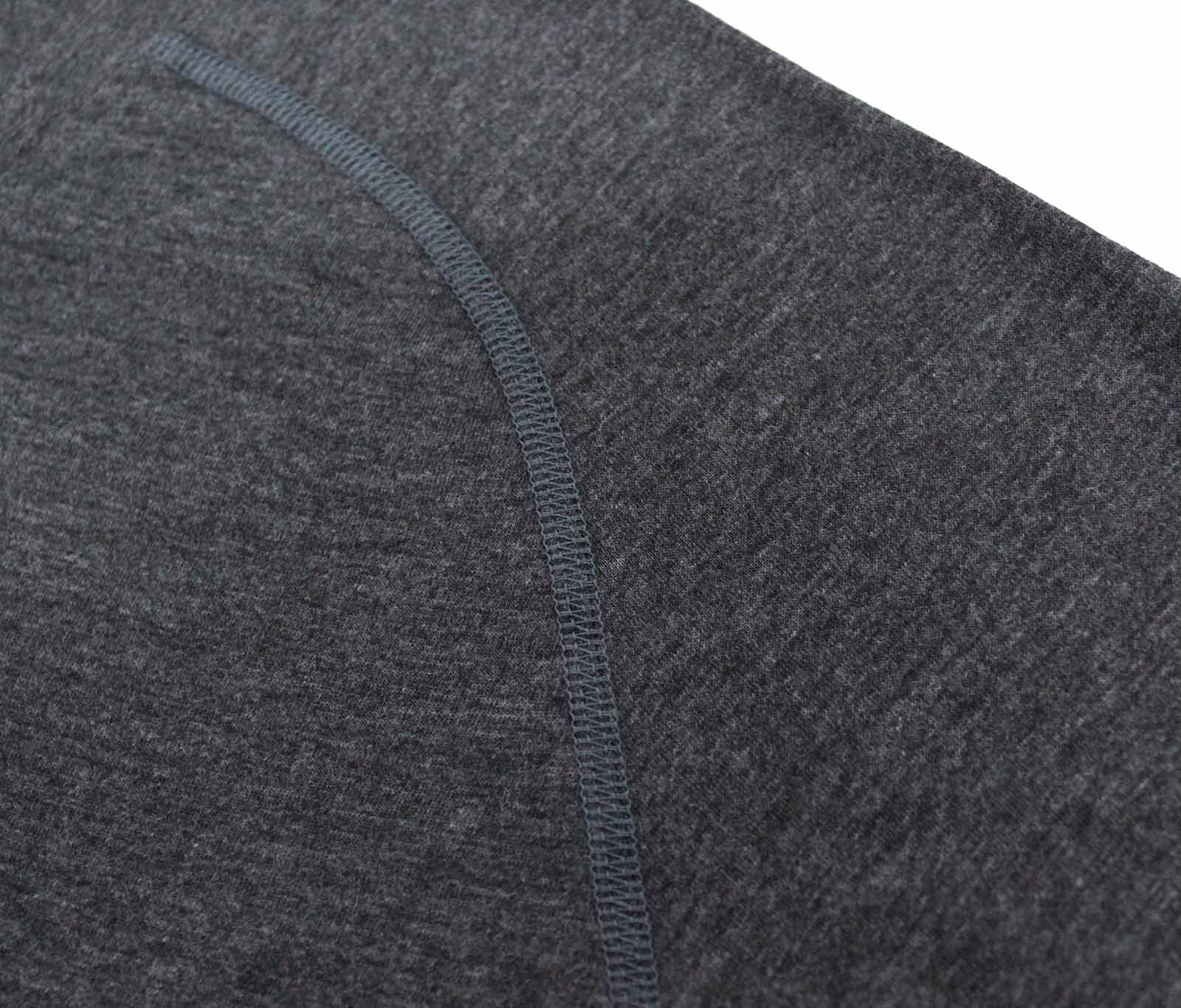 เสื้อคอกลม คอกลมไหล่สโลป ผ้าท๊อปดราย ไมโคร 100% สีเทาเข้ม ใส่สบาย ระบายเหงื่อได้ดี