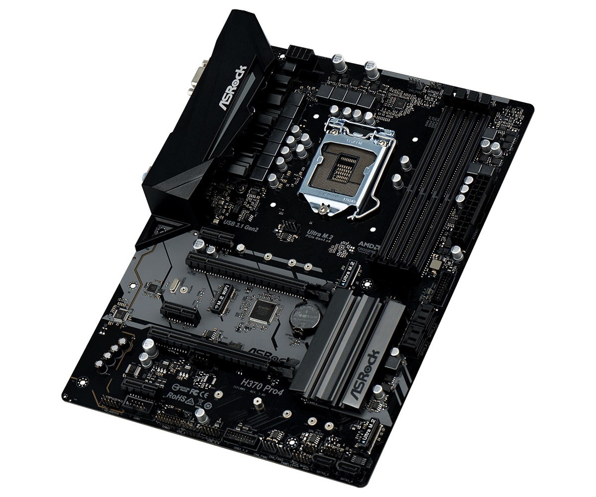 Mainborad ASROCK H370 Pro4.0 รับประกัน 3 ปี