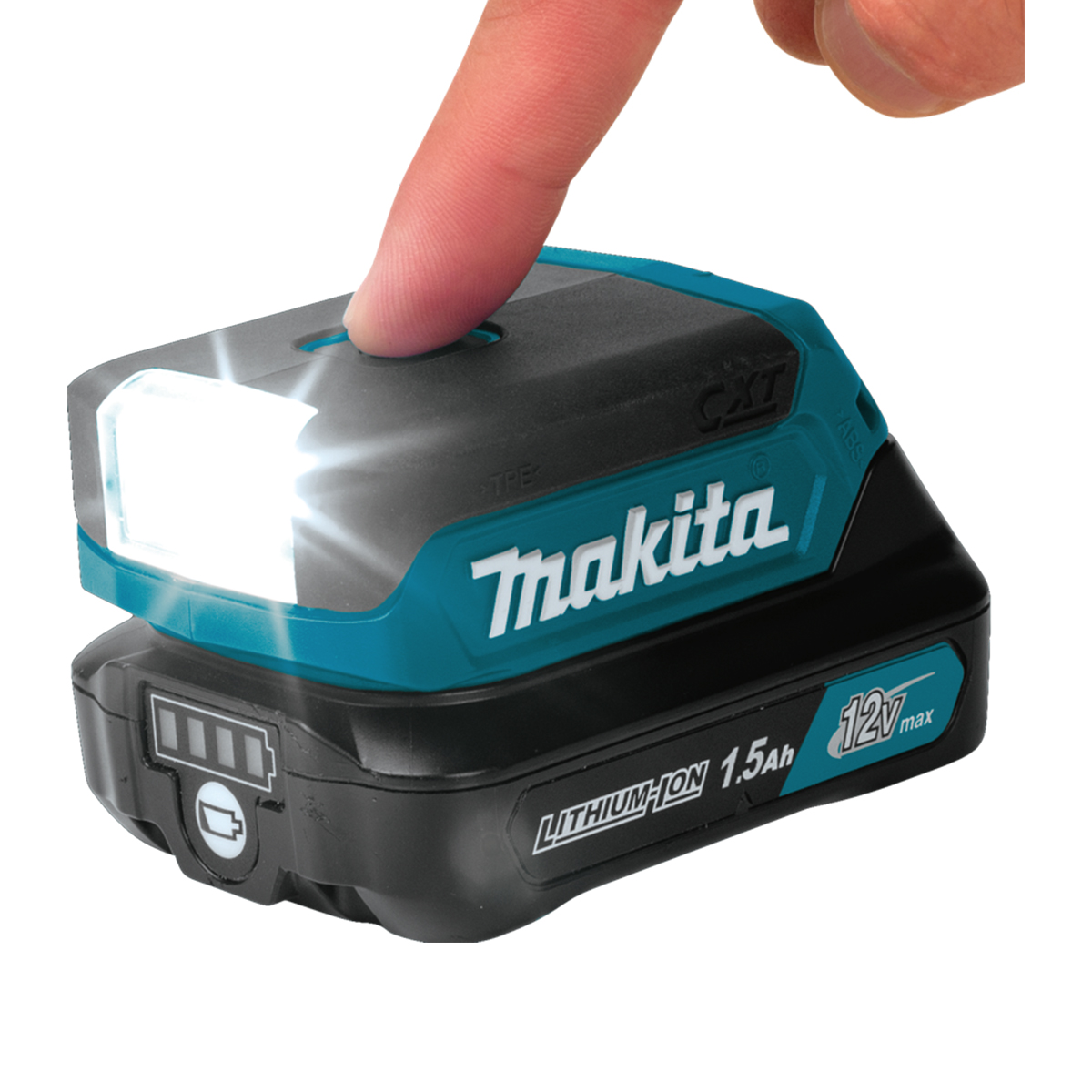 MAKITA ML103 ไฟฉาย LED. ขนาดพกพา 12V. MAX (ตัวเครื่องเปล่ายังไม่รวมแบตและแท่นชาร์จ)