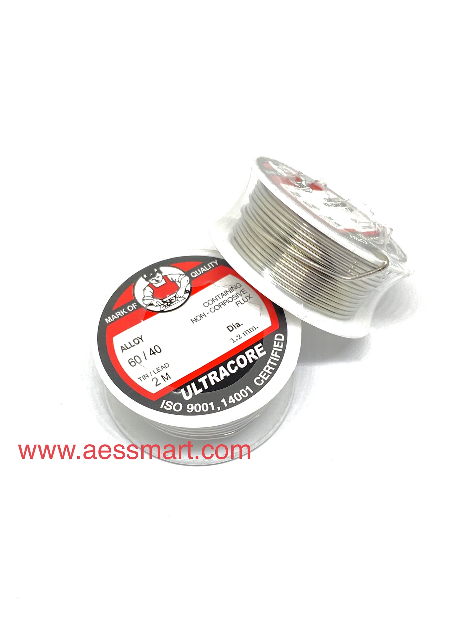 LEAD001 : ตะกั่วบัดกรี 1.2mmx2m.Ultra Core (1ม้วน)