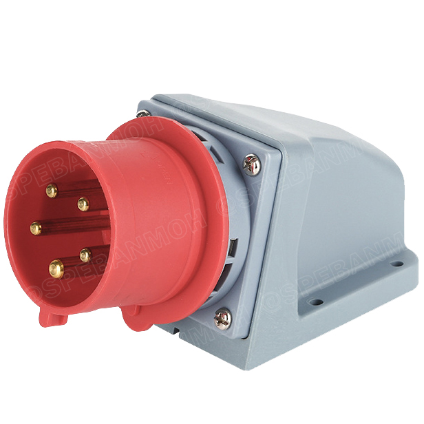 [ 1 ชิ้น ] SFN Power Plug IP44 ตัวผู้ติดผนัง Male Wall Mount ปลั๊กอุตสาหกรรม ขนาดใหญ่ กระแสสูง High current Male Wall Mount ขั้วต่อไฟฟ้าขนาดใหญ่ คอนเน็คเตอร์กันฝุ่น ระดับIP44